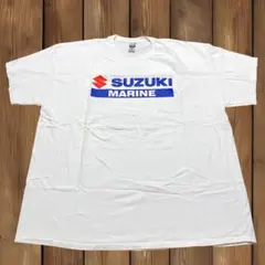 SUZUKI MARINE スズキ 企業Tシャツ 2XL 両面プリント