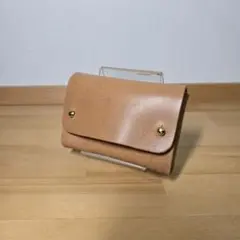 MARYAM社製ホースバット使用　レザーマルチケース　カードケース　真鍮