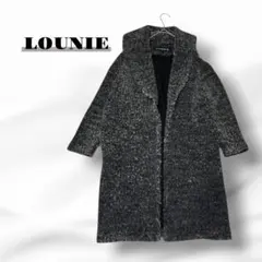 ルーニィ ウールブレンド前あきコート 日本製 きれいめ7004