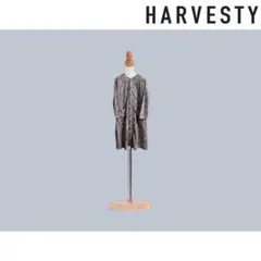 【HARVESTY】 フラワープリント シャツワンピースのサムネイル