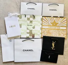 【美品】ハイブランドショッパーセットCHANEL/Dior/YSL/PRADA他