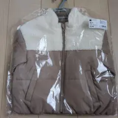 GU ヒートパデッドブルゾン 100cm ベージュ
