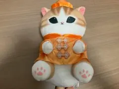 【新品】mofusand チャイナにゃんBIGぬいぐるみ オレンジ