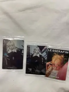 Le Sserafim ルセラフィム　ウエハース　サクラ　3枚セット