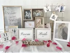 新作❣️これだけで完成！ウェルカムスペース　フォトサイン　ミールヘーデン風付