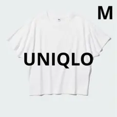 【値下げ】UNIQLO ユニクロ　ドルマンT 半袖　ホワイト　Mサイズ　Tシャツのサムネイル