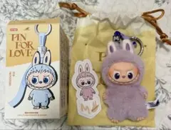 ラブブ イニシャル 【M】THE MONSTERS PIN FOR LOVE