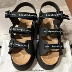 beautiful people ロゴストラップサンダルのサムネイル