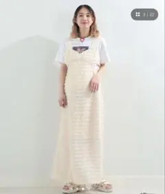 Ray BEAMS フリンジビスチェワンピース
