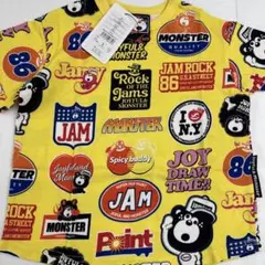 新品未使用タグ付き JAM ジャム イエローロゴ Tシャツ 100cm