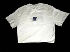 ZARA NYプリント Tシャツ Mサイズ ホワイト