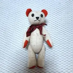さをり織り　テディベア　ぬいぐるみのサムネイル