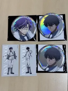 桃源暗鬼 桃華、桃角(練馬の桃)缶バッジ、特典