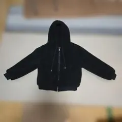 ボアフードジャケット 黒