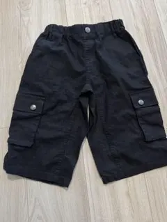 ワスク　WASK 黒ハーフパンツ　短パン　半ズボン