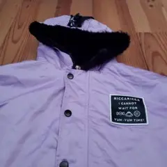 ラベンダー フード付きジャケット