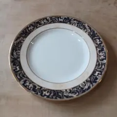 英国製ヴィンテージ MINTON ミントン金彩×コバルト ボーンチャイナ