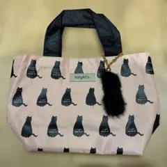 【未使用】titty&Co. 猫柄 トートバッグ ファーチャーム付きのサムネイル