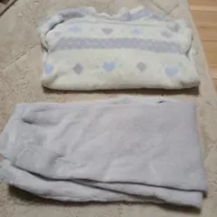 子ども　フリースパジャマ上下セット　140