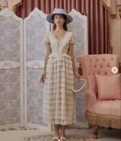 MISTREASS Luxe Cotton Lace Tiered Set-Up - メルカリ