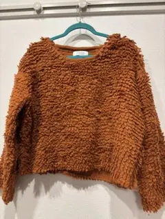 LOWRYS FARM オレンジニット M