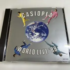 カシオペア　CASIOPEA 『WORLD LIVE ‘88』　CD 帯付き