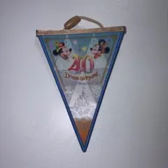 ディズニーランド　40周年 ガーランド 青のサムネイル