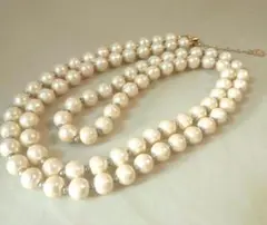 コットンパールのネックレス