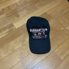 CONICHIWA BONJOURキャップ ブラック