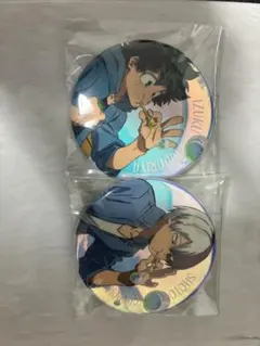 ヒロアカ　緑谷出久 轟焦凍 缶バッジ 2個セット