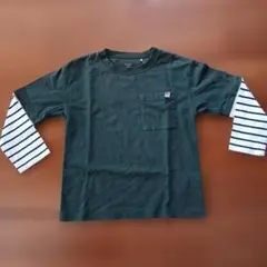 120cm 長袖Tシャツ しまむら