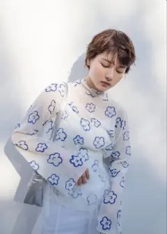 TOILE DE JOUY ORGANDY SHIRRING TUNIC - メルカリ