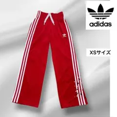 【希少限定モデル】アディダス トラックパンツ ハート刺繍 スリーライン 刺繍ロゴ