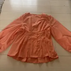 AZUL BY MOUSSY 長袖ブラウス オレンジ Mサイズのサムネイル