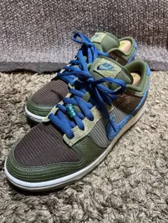 【美品/カーキ/ブルー/ブラウン/27cm】ナイキ　ダンクロー