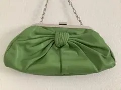 ラフェニューヨーク　グリーン　リボン　バッグ