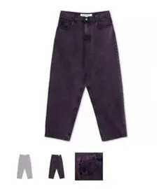 POLAR skate bigboy jeans purple blackのサムネイル