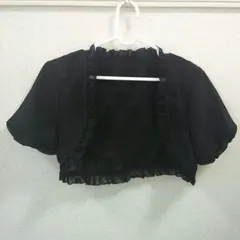 結婚式参列に♡黒色ボレロ