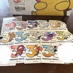 ポケモン　韓国限定　ポケモンストア30周年ロゴステッカー