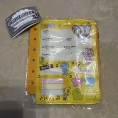 エンジェルブルー ナカムラくん プロフィール帳風ポーチ 黄色