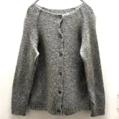 ichi シェットランドウール グレー カーディガン　Shetland woolのサムネイル