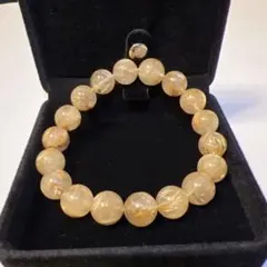 【レア大玉の12mm】タイチンルチルクオーツ✨ブレスレット