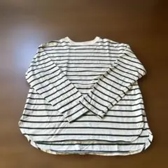 ボーダー 長袖 カットソー Mサイズ