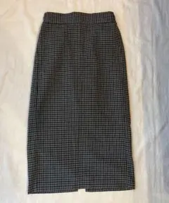 GU チェック柄 レディース　タイトスカート M