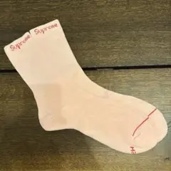 LUV様専用Supreme × Hanes クルーソックス 靴下 ピンク