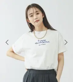 GLOBAL WORK ヘビロッTEEプリントTシャツ　Mのサムネイル