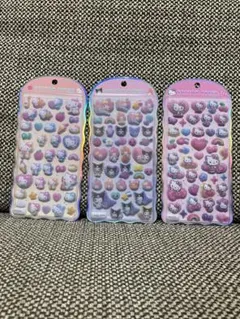 コットンパフィーシール3枚セット