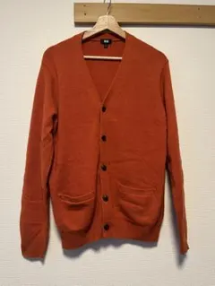 UNIQLO オレンジ カーディガン Mサイズ