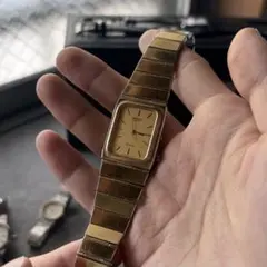 80s Vintage Seiko Dolce 1982年製 ブレス一体 薄型