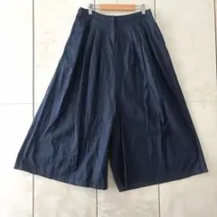BEARDSLEY ビアズリー デニム刺繍バギーパンツ 総柄 花 ワイドパンツ